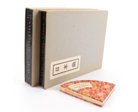 ''Fans of Imperial China and Fans of Imperial Japan'': Two volumes written by Neville John Irons and published in 1882. Autog