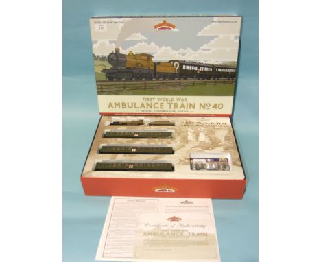 Bachmann, OO gauge, 30-325 "First World War Ambulance Train No. 40" Special Commemorative Edition, boxed, mint.