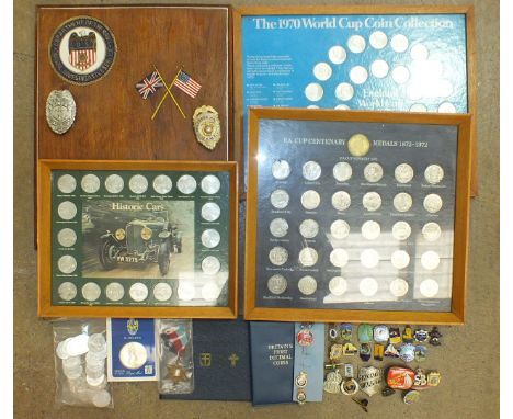 A collection of 30 various badges, including thirteen 1950's/60's Butlins badges, ARP and Salvation Army badges, a 1939-45 St