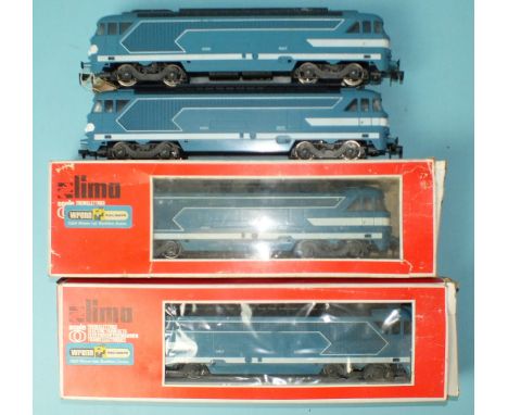 Lima, O gauge, four SNCF locomotives RN 67001, two boxed, (4).