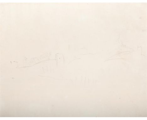 JOSEPH MALLORD WILLIAM TURNER (BRITISH 1775-1851) VIEW OF CANTERBURY FROM THE EAST Pencil  22.5 x 28cm (8¾ x 11 in.) Provenan