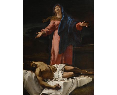 CIRCLE OF THOMAS BLANCHET (FRENCH 1614-1689)  PIETÀ Oil on canvas 53 x 49cm (20¾ x 19¼ in.)   Painted circa 1650.  Provenance