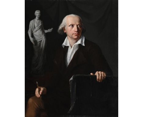 ‡ FRENCH SCHOOL (18TH CENTURY) PORTRAIT OF AN ARTIST Oil on canvas 99 x 80cm (38¾ x 31¼ in.) Unframed   Condition Report:  Th