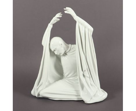 Figur "Gesang der Nacht", der Tänzer Harald Kreutzsberg, H 31, Modellnr. 1864, Entwurf Waldemar Fritsch von 1951, Rosenthal, 