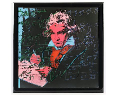 Warhol, Andy, "Beethoven", Farboffset, 58 x 58, 1992, Achenbach Art Edition/Düsseldorf, R. 