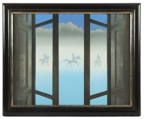 Soppelsa, George (*1939), "Mahomet running", Acryl/Lwd., 44 x 60, unten links signiert und datiert '79, R. 