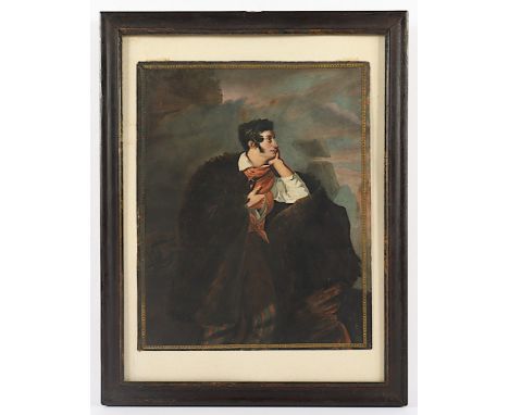 Wankowicz, Walenty Wilhelm (1799-1842), Kopie 1.H.19.Jh. nach, "Portrait des Dichters Adam Mickiewiczs auf dem Ajudah-Felsen"