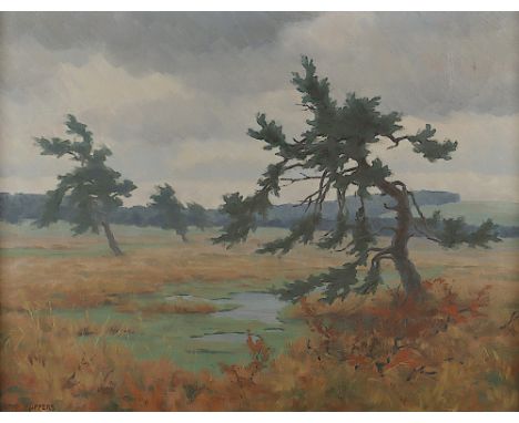 Küppers, Otto (1888-1986), "Im Hohen Venn", Öl/Lwd., 70 x 90, unten links signiert, R. 