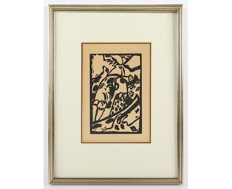 Kandinsky, Wassily, "Improvisation 7", Holzschnitt, 18,5 x 12,5, aus Klänge, San Lazzaro, Paris, 1974, vgl. WV Roethel 124, R