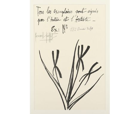 Buffet, Bernard, "Le voyage au Japon", Original-Lithografie, 49 x 31, nummeriert 172/180, 1981, ungerahmt 