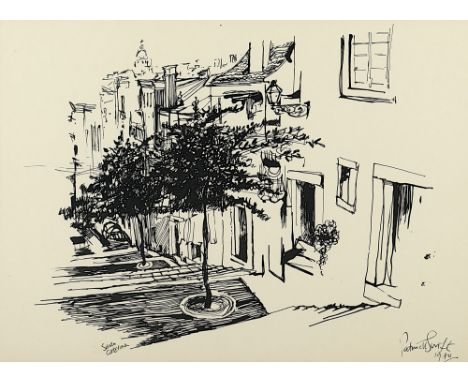 Swift, Patrick (1927-1983), "Santa Caterina", Tusche/Papier, ca. 40 x 47, unten rechts signiert und datiert 1970, R. 