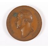 Medaille, Bronze, Friedrich Wilhelm von Preußen, Nach 50 Dienstjahren, 1857
