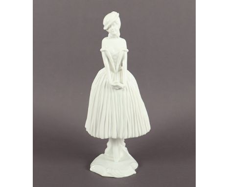 Figur "Tänzerin (Lo Hesse)", H 25, Modellnr. 222 D, Entwurf Dorothea Charol um 1920, Rosenthal, 1921/22 
