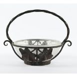 Art Deco-Korbschale, Lorrain, um 1920