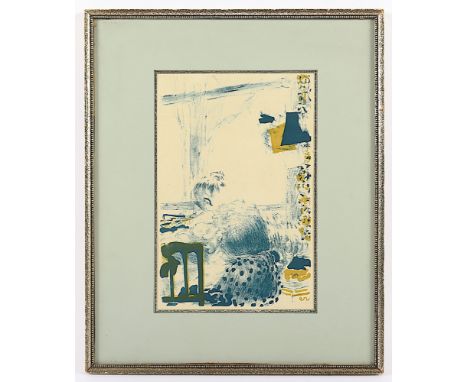 Vuillard, Edouard (1868-1940), "La Couturière", Farblithographie auf Velin (1894), erschienen in "L'Album de la Revue blanche