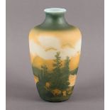 Vase "Paysage de verre", Saint Louis, um 1910
