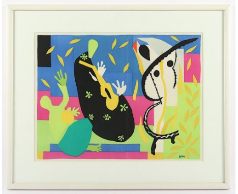 Matisse, Henri, "La tristesse du Roi", Farblithografie, 34 x 45, 1950, R. 