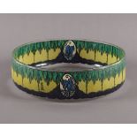 Art Deco-Schale, Glas, Leune, um 1920