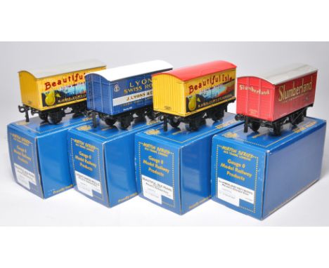 Ace Trains Horton Series O Gauge Model Railway issues comprising 4 x advertising vans. Excellent in original boxes.