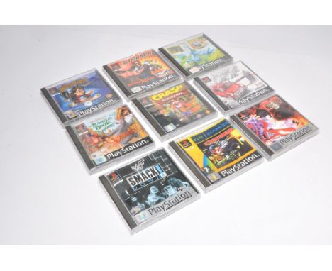 Sony Playstation One Video Games comprising London Racer II (complete), Bugs Life (complete), Action Man (complete), Tekken 3
