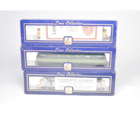 Lima Model Railway comprising trio of locomotives, to include, Class 37 Bont-Y-Bermo special edition, Class 47 and Class 37 M