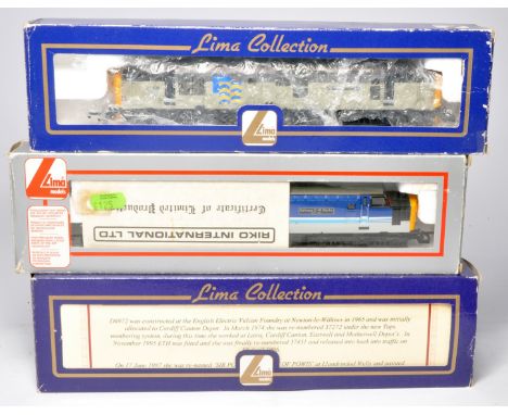 Lima Model Railway comprising trio of locomotives, to include, Class 37 Sir Powys special edition, Class 37 David Lloyd and C