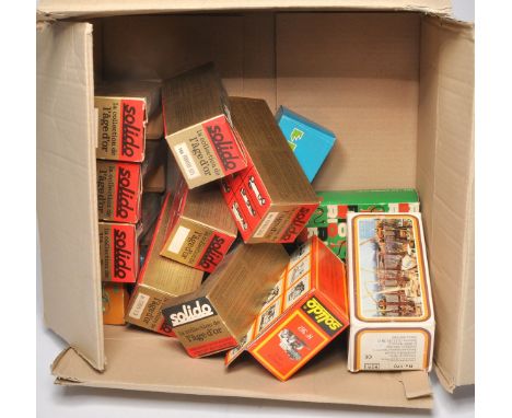 Assorted empty boxes from Rio, Solido, NZG.