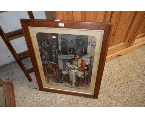 Vintage Pears advertising print 'Little Bobs', oak framed and glazed, 80cm high
