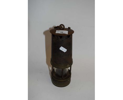 VINTAGE MINERS LANTERN, NO MAKERS MARKS APPARENT