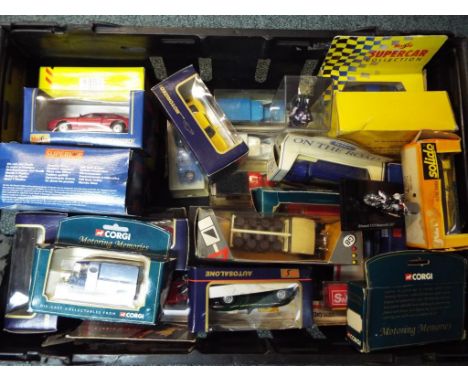 Diecast - a quantity of diecast model motor vehicles predominantly boxed to include Corgi, Maisto, Solido and similar, models