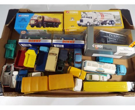 Diecast - a good mixed lot of diecast model motor vehicles to include Corgi, J&A Smith of Maddiston #24501, Tunnel Cement Tan