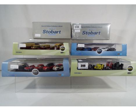 Oxford Diecast - four five vehicle sets of diecast model motor vehicles by Oxford Diecast to include Oxford Commercials and O
