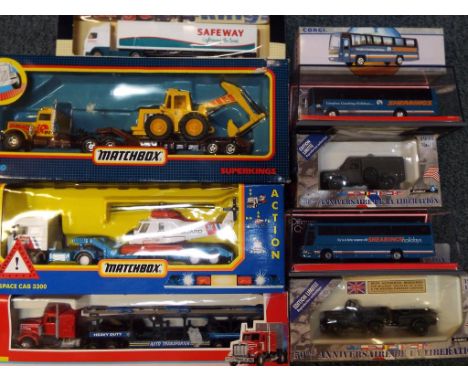 Diecast models - a quantity of diecast model motor vehicles to include two Corgi the Original Omnibus Collection, a Matchbox 