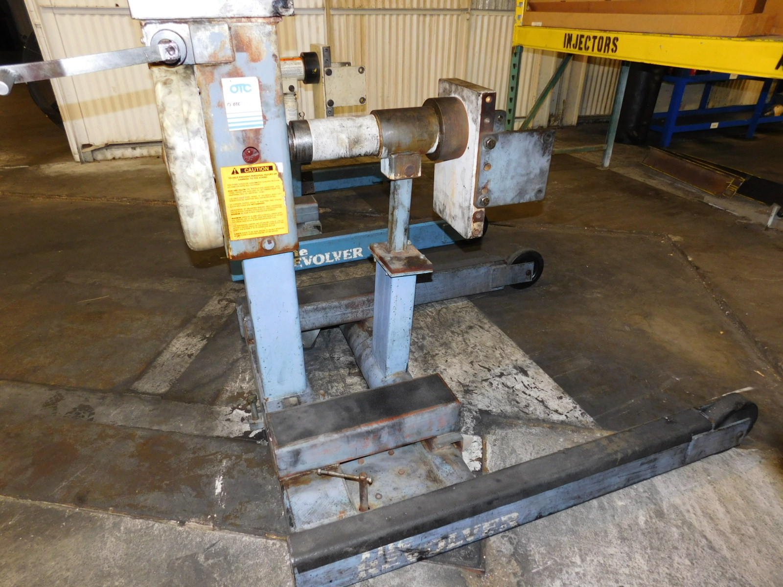 { Choice of lots 238,239 } OTC 6,000 LB. REVOLVER DIESEL ENGINE STAND