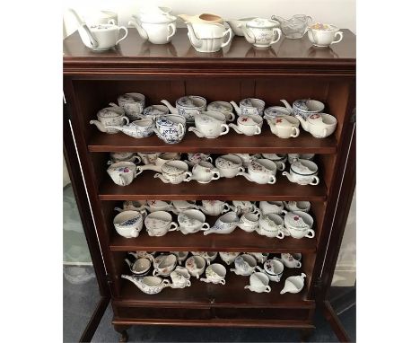A large quanity of 19thC ceramic feeding cups (67 in total) 