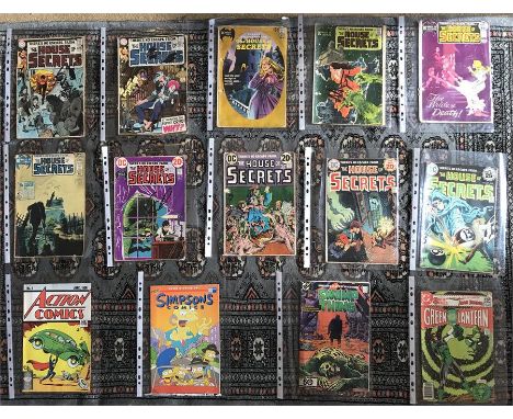 A large collection of DC The House Of Secrets comics no. 84, no.86, no.89, no.90, no.97, no.101, no.107, no.126, no.127 inclu