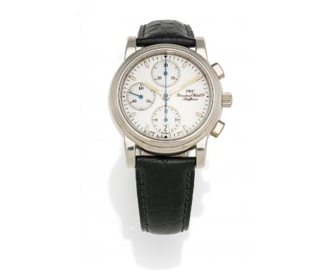 IWC SCHAFFHAUSENAmalfi Chronograph. Herkunft: Schweiz, Schaffhausen. Datierung: Um 1990. Werk: 7901. Gehäuse/Armband: 950/- P