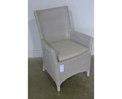 A Bramblecrest Lloyd Loom single armchair with cushion 