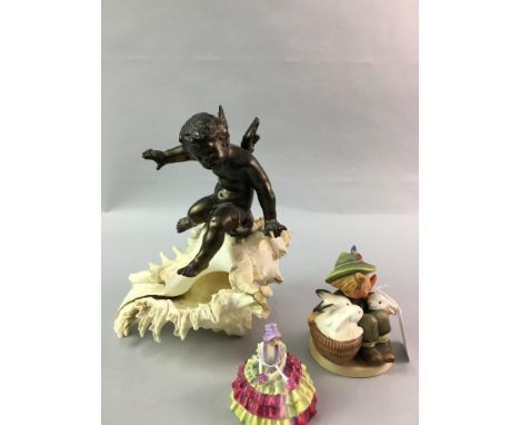 GROUP OF CERAMIC FIGURES, including Royal Doulton