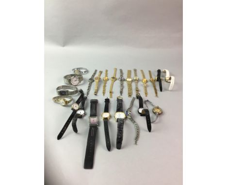 LOT OF VARIOUS WRIST WATCHES, including Timex, Accurist etc