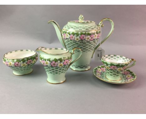AYNSLEY PART TEA SERVICE