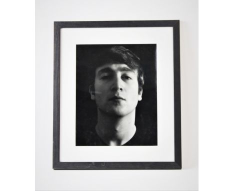 THE BEATLES / JOHN LENNON INTEREST:  Astrid Kirchherr,  Photographic print on paper,  John Lennon, taken in Hamburg, December