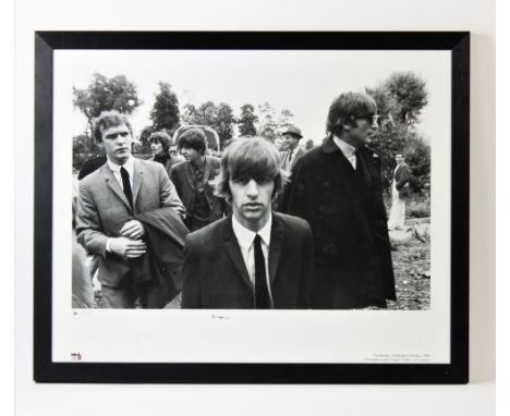 THE BEATLES INTEREST:  John 'Hoppy' Hopkins,  Signed limited edition photographic print on paper,  'The Beatles, Teddington S