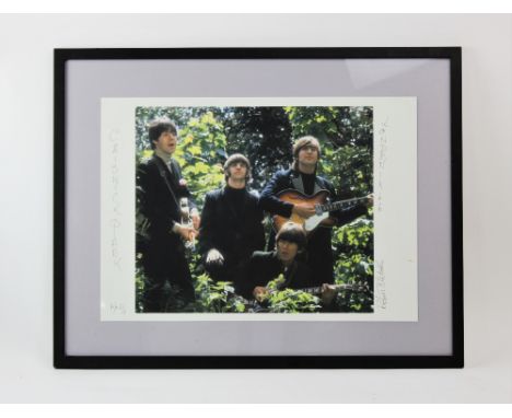 THE BEATLES INTEREST:  Robert Whittaker,  Artist's proof signed giclee print on paper,  The Beatles In Chiswick Park,  Signed