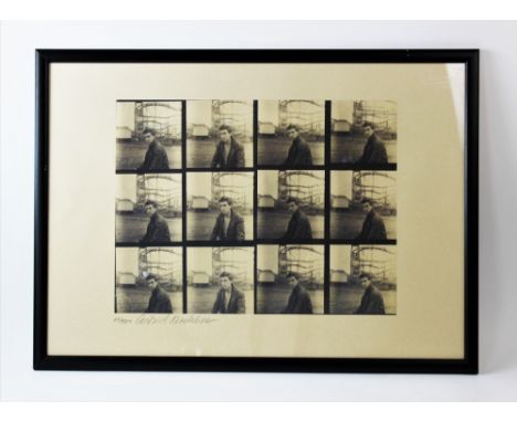 THE BEATLES / GEORGE HARRISON INTEREST:  Astrid Kirchherr,  Signed limited edition photographic print on paper,  A contact sh