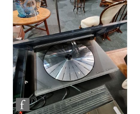 A 1988&nbsp;Bang &amp; Olufsen Beogram 4500 turntable record player, serial number 07525480 together with a Beocord 4500 tape