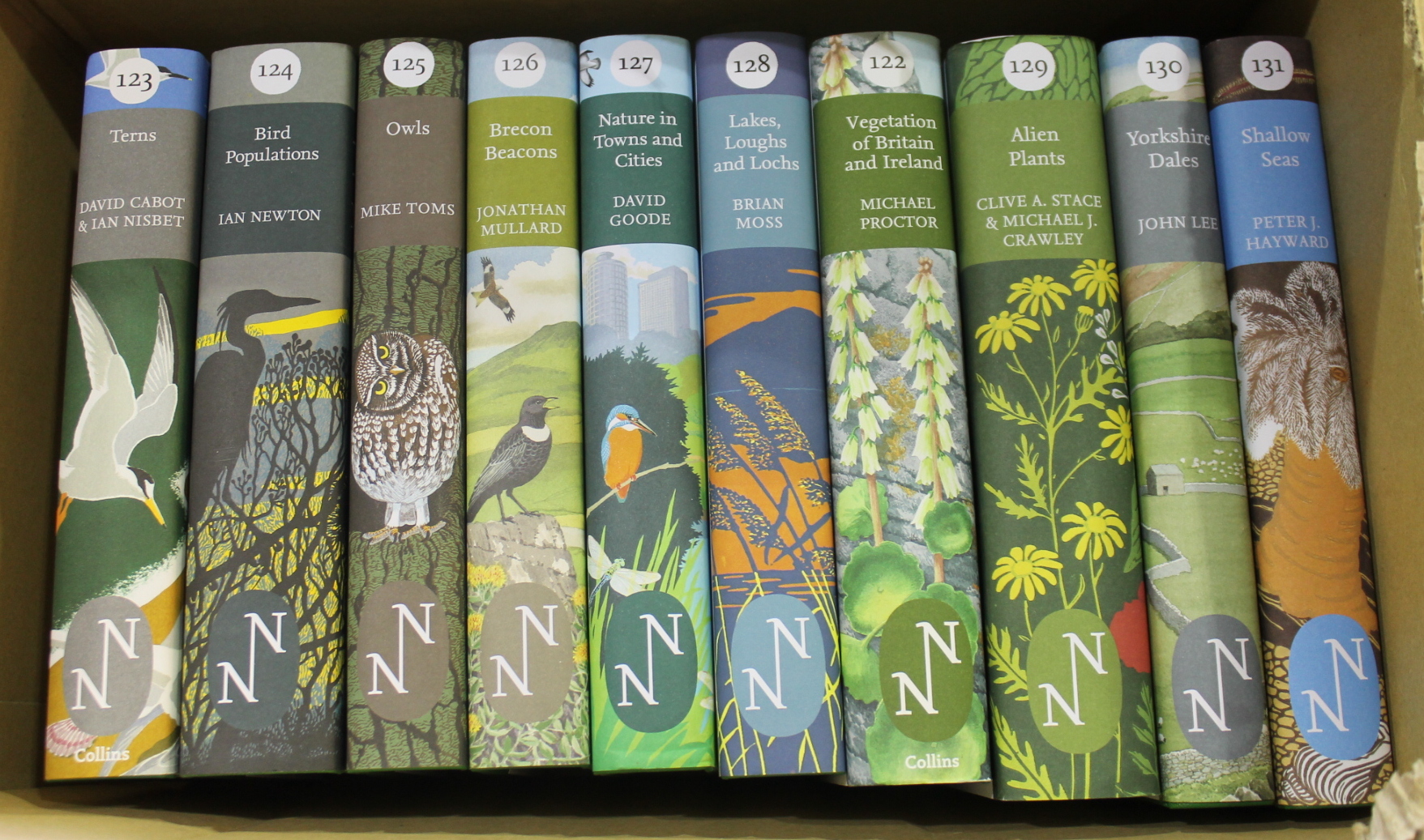 COLLINS NEW NATURALIST SERIES. A complete run of Vols. 1 to 131. All in
