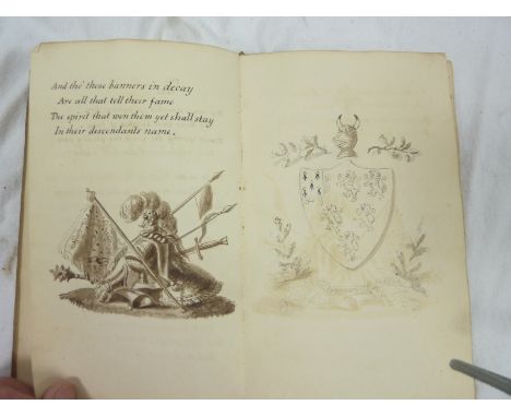 CHENEY HARRIET M.  Records of the Ancient Name of Cheney. Manuscript throughout with two monochrome watercolour vignettes. Wo