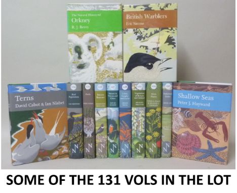 COLLINS NEW NATURALIST SERIES. A complete run of Vols. 1 to 131. All in d.w's. All are 1st ed's except nos. 1; 11; 22; 23; 24