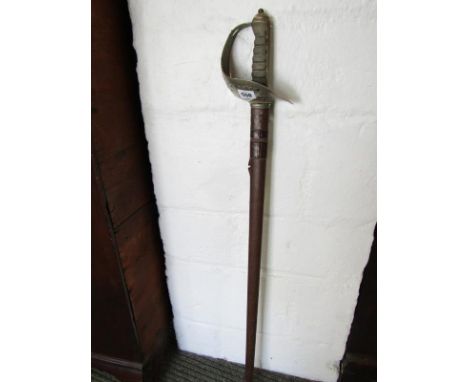 MILITARY, Officer's George V sword by Wilkinson with original leather sheath 